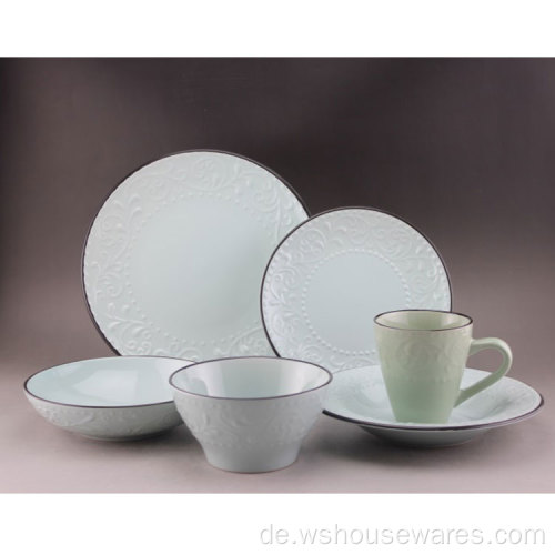 Feines königliches Design Vintage Green Tares Tares Sets Modern